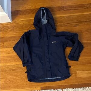 Patagonia Kids Dark Blue Raincoat